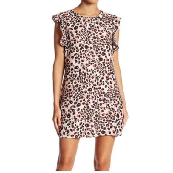 Cupcakes & Cashmere Animal Print Dress Size M - Picture 2 of 7